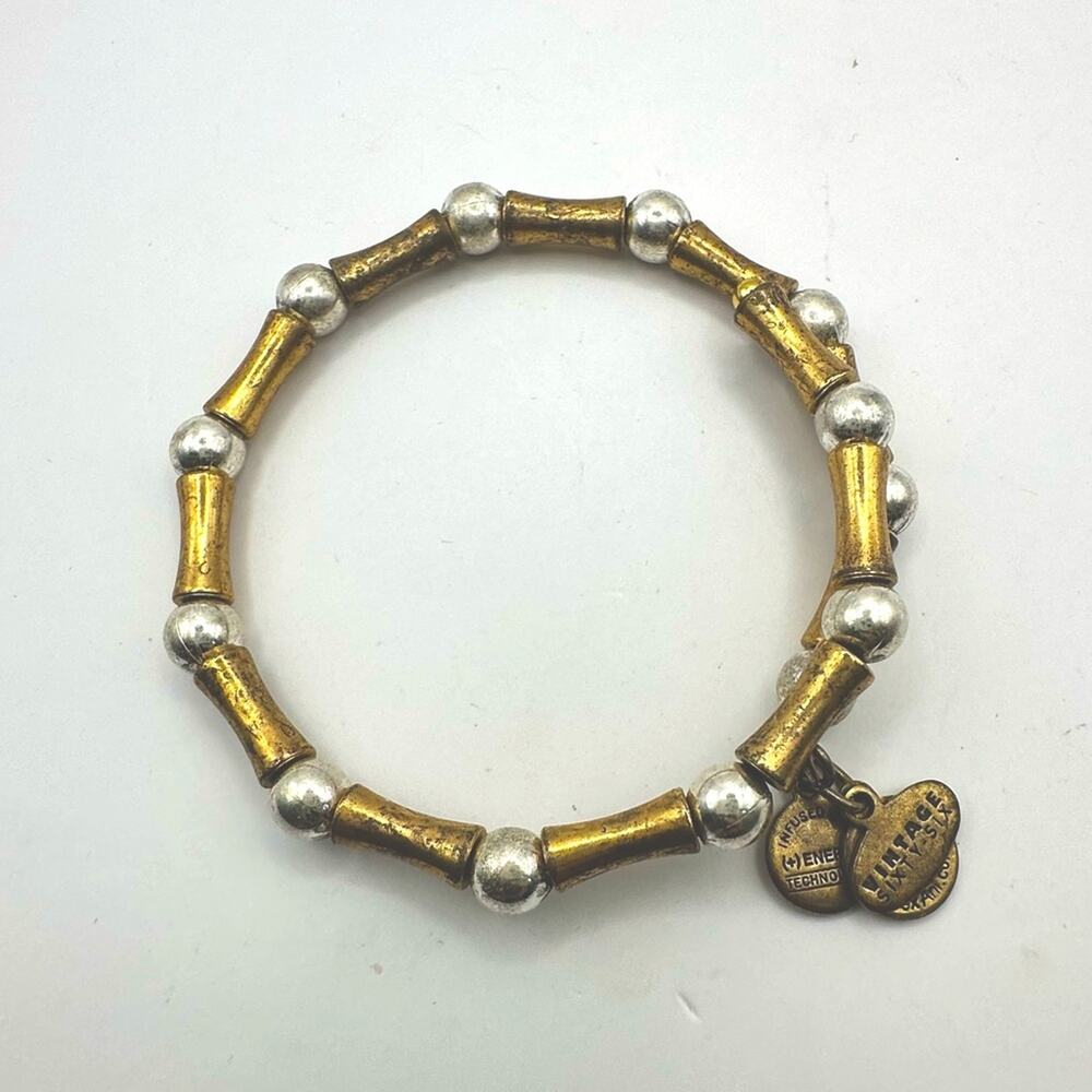 Alex and Ani Mykonos Wrap Vintage 66 Bracelet Casual Sixty Six Retro Boho